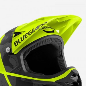 Ανταλλακτικό Γείσο Κράνους Bluegrass Intox Black Fluo Yellow Matt DRIMALASBIKES